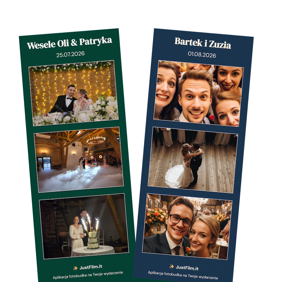 Cyfrowa fotobudka weselna w telefonie