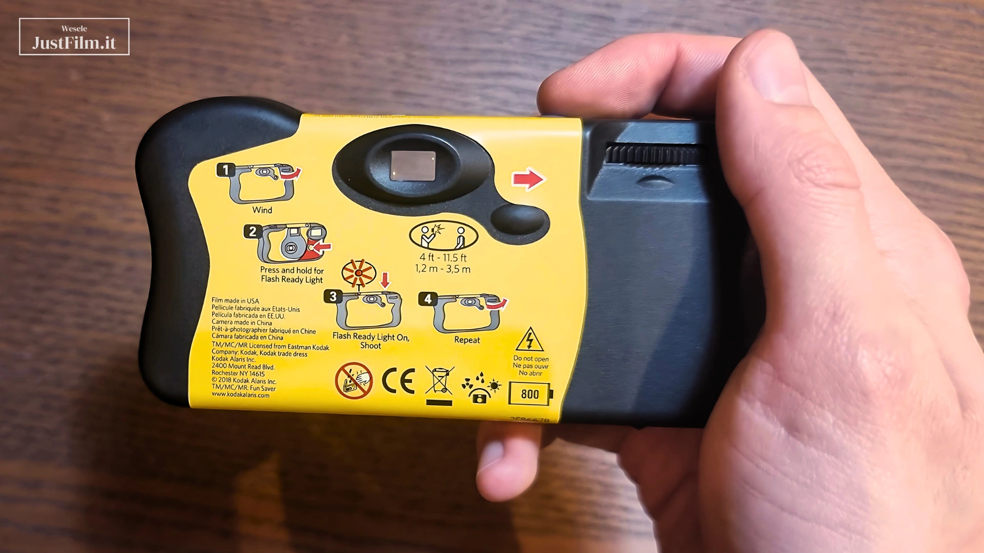 Disposable Camera Instructions for a Wedding - Free Download
