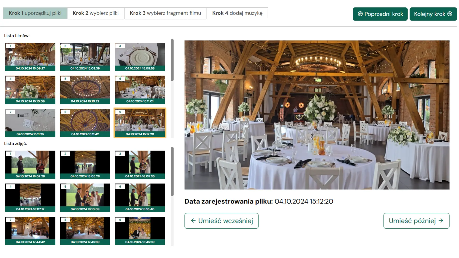 Wedding film editor