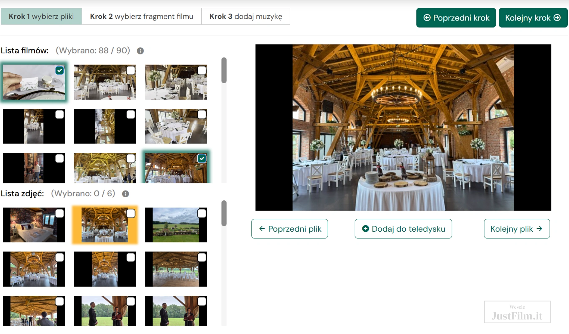 Wedding video editor