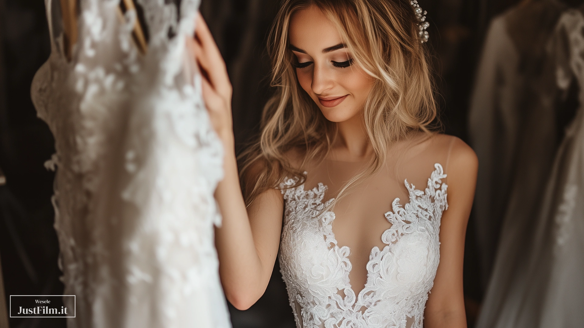 Wedding dress fitting