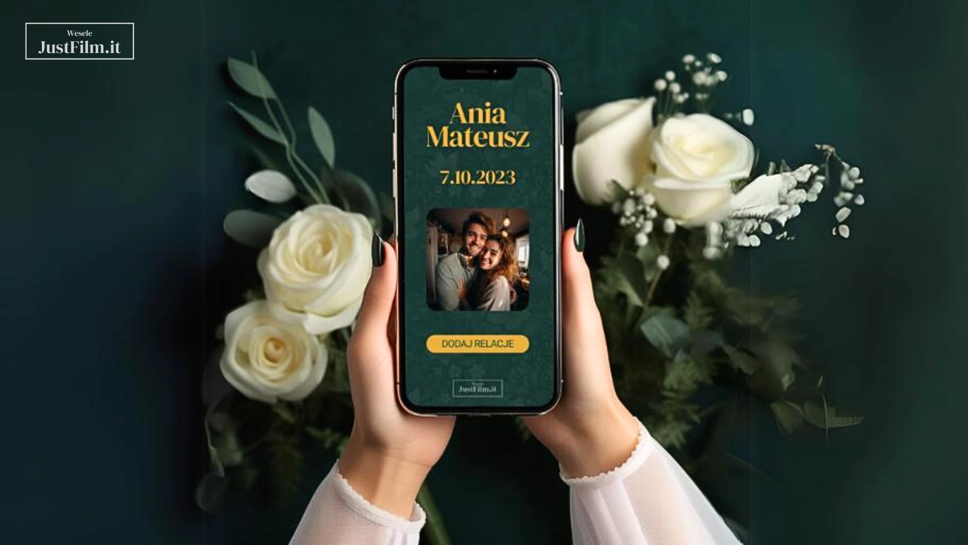 Wedding app QR code