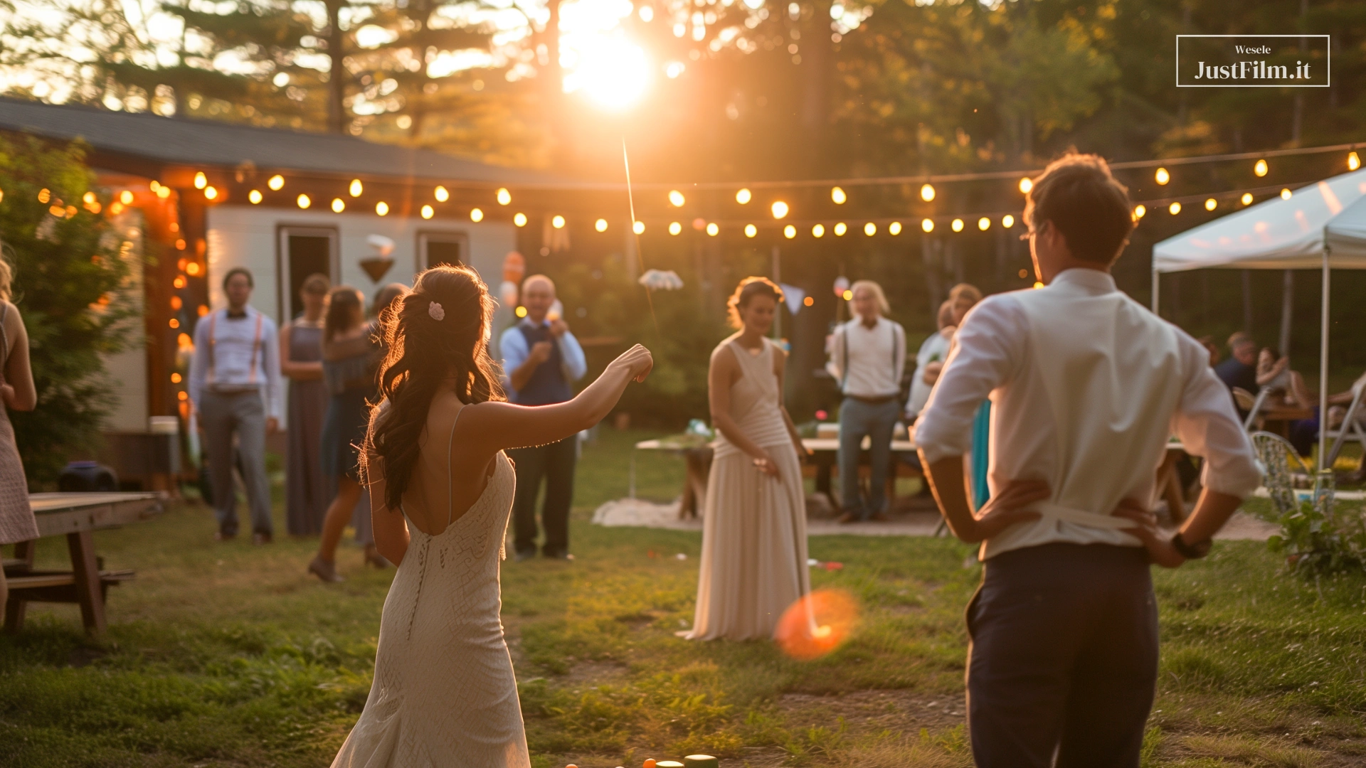 Outdoor games for a wedding