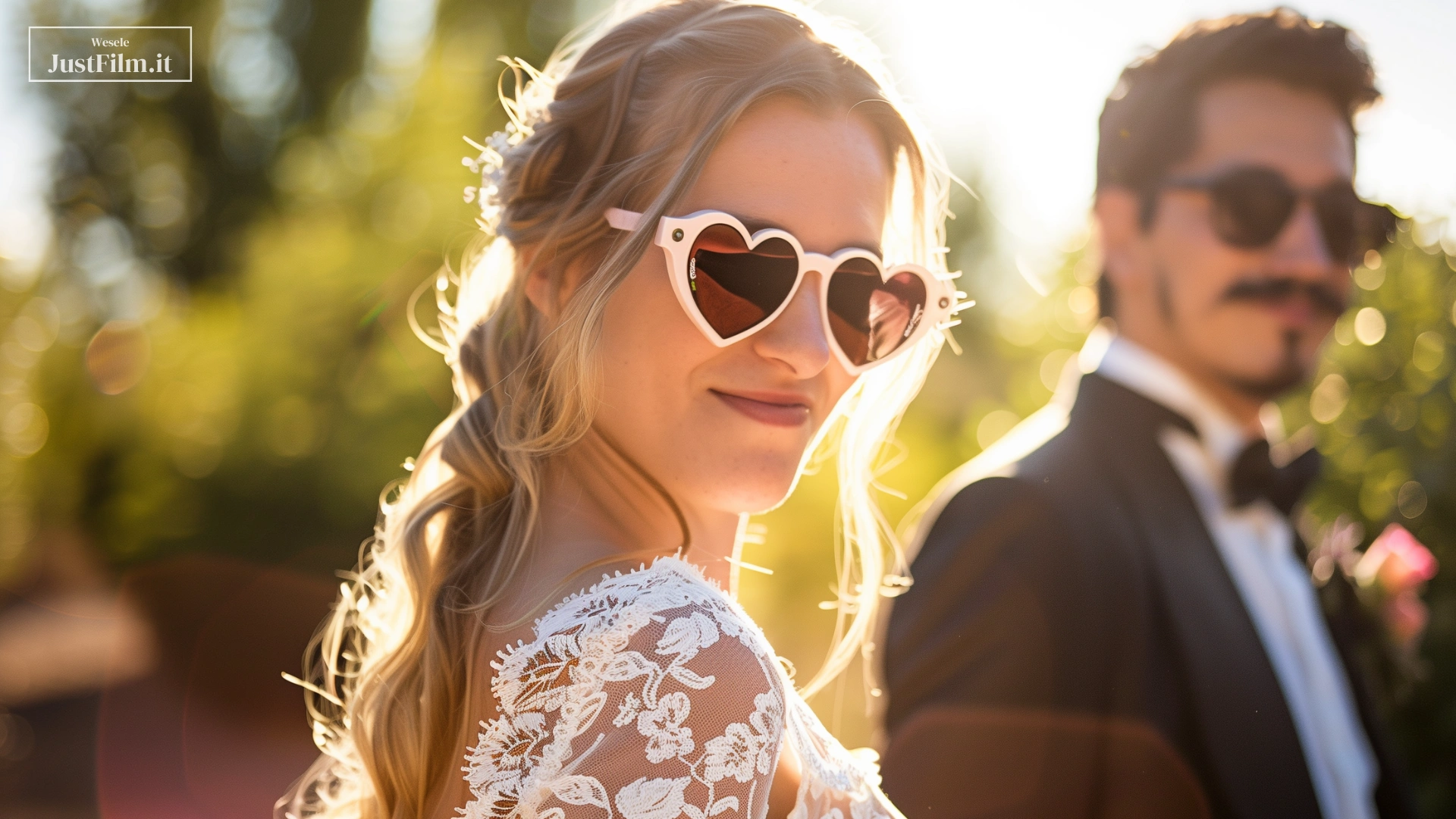 Sunglasses for a wedding