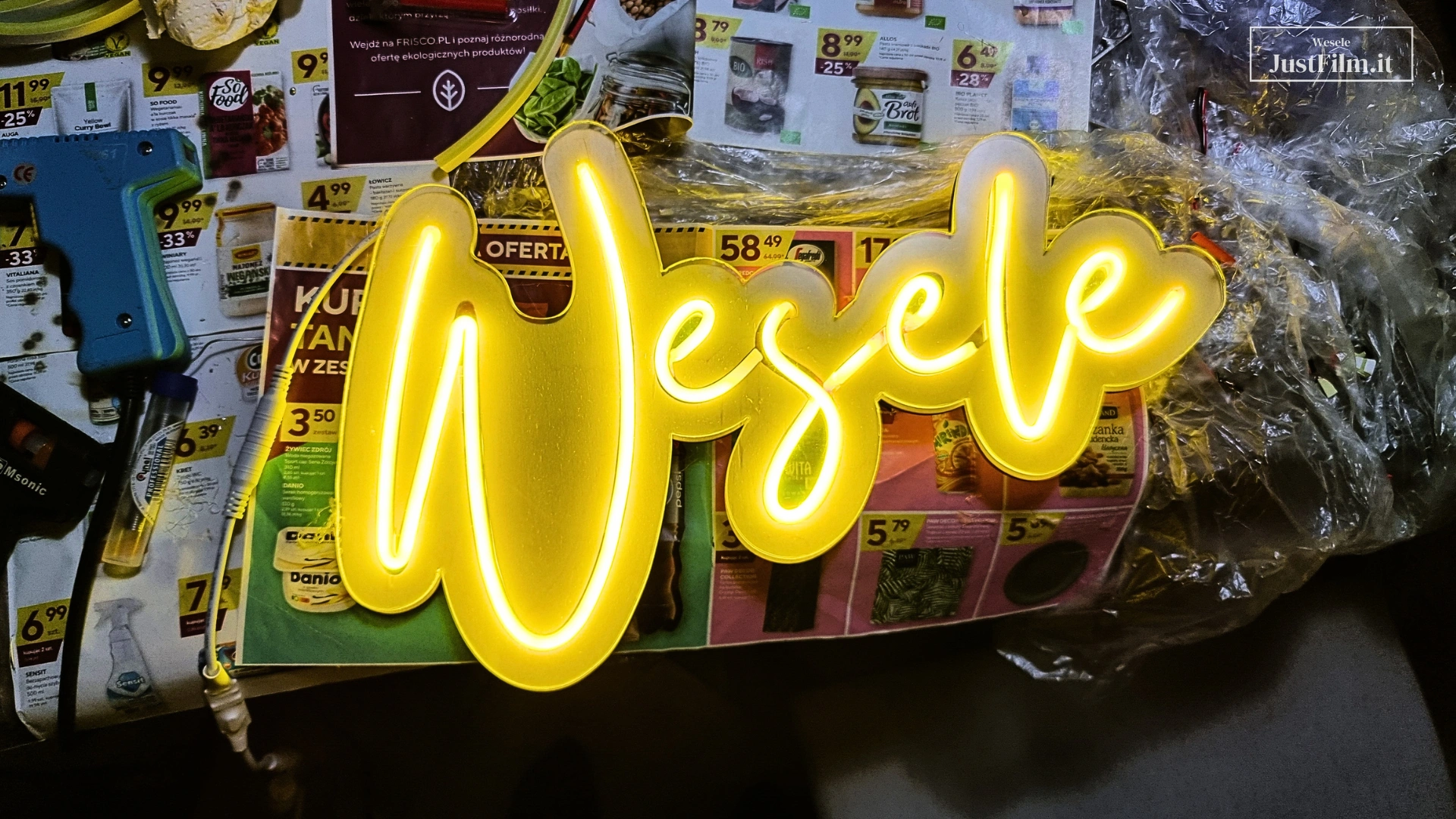 Instrukcja budowy neonu weselnego led DIY