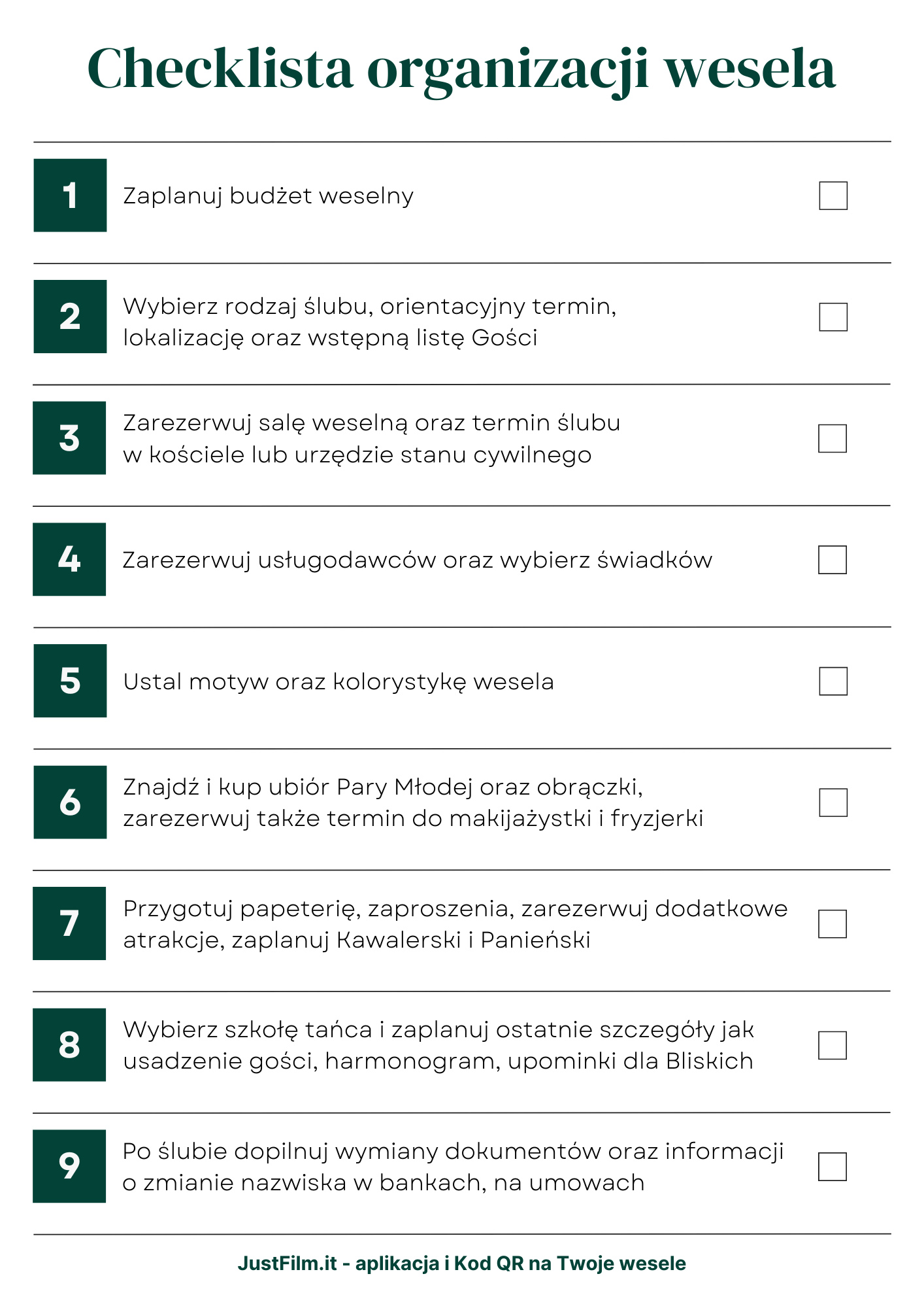 Weselny koszyczek ratunkowy