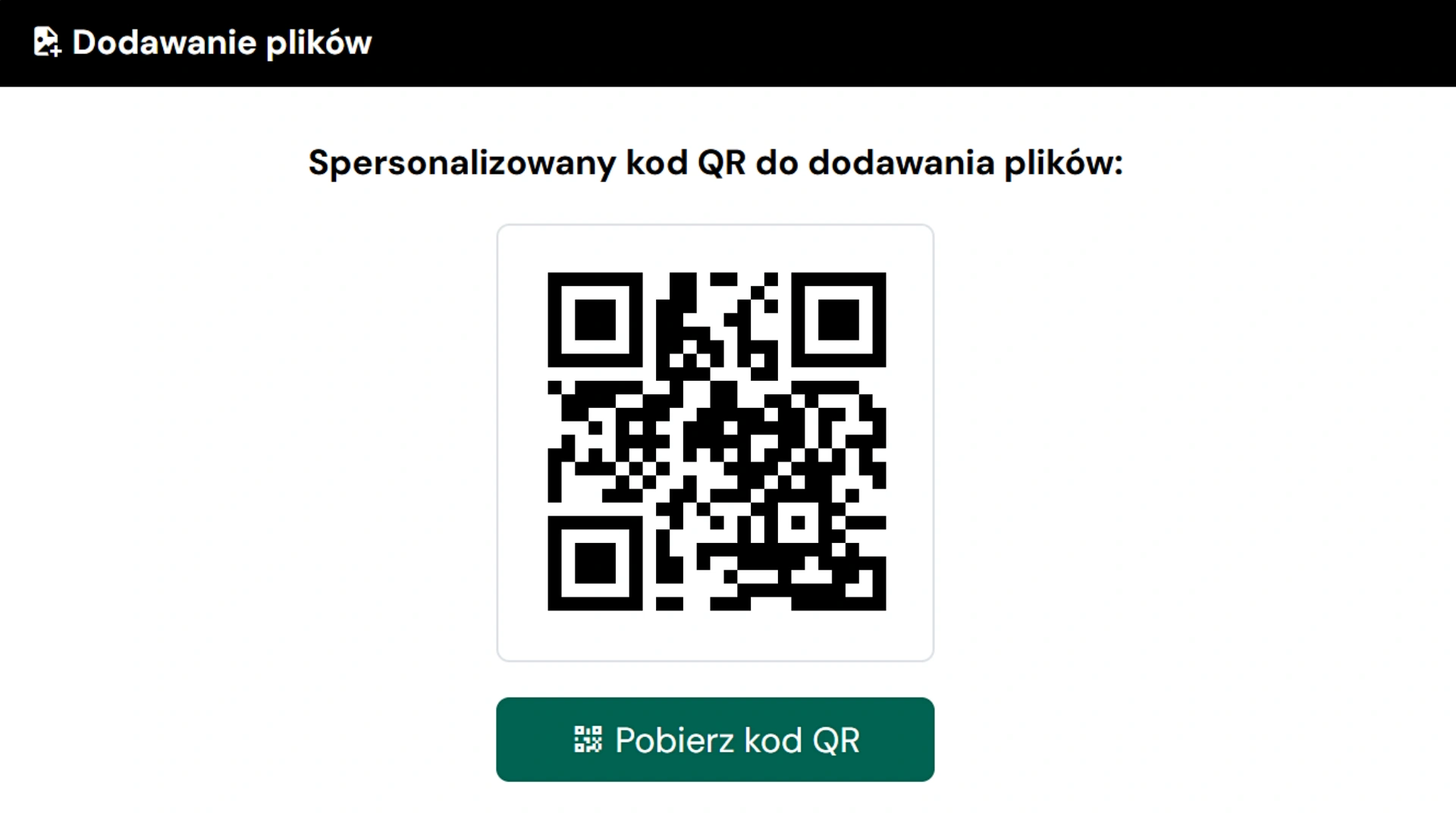 Generator kodu QR na wesele